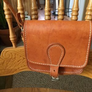 Small leather bag